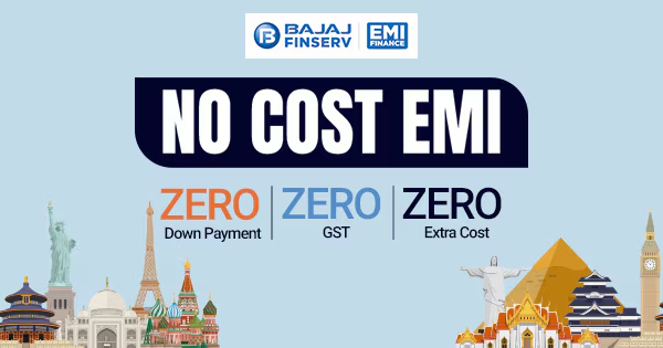 Bajaj Finserv No Cost EMI — zero down payment, zero GST, zero extra cost